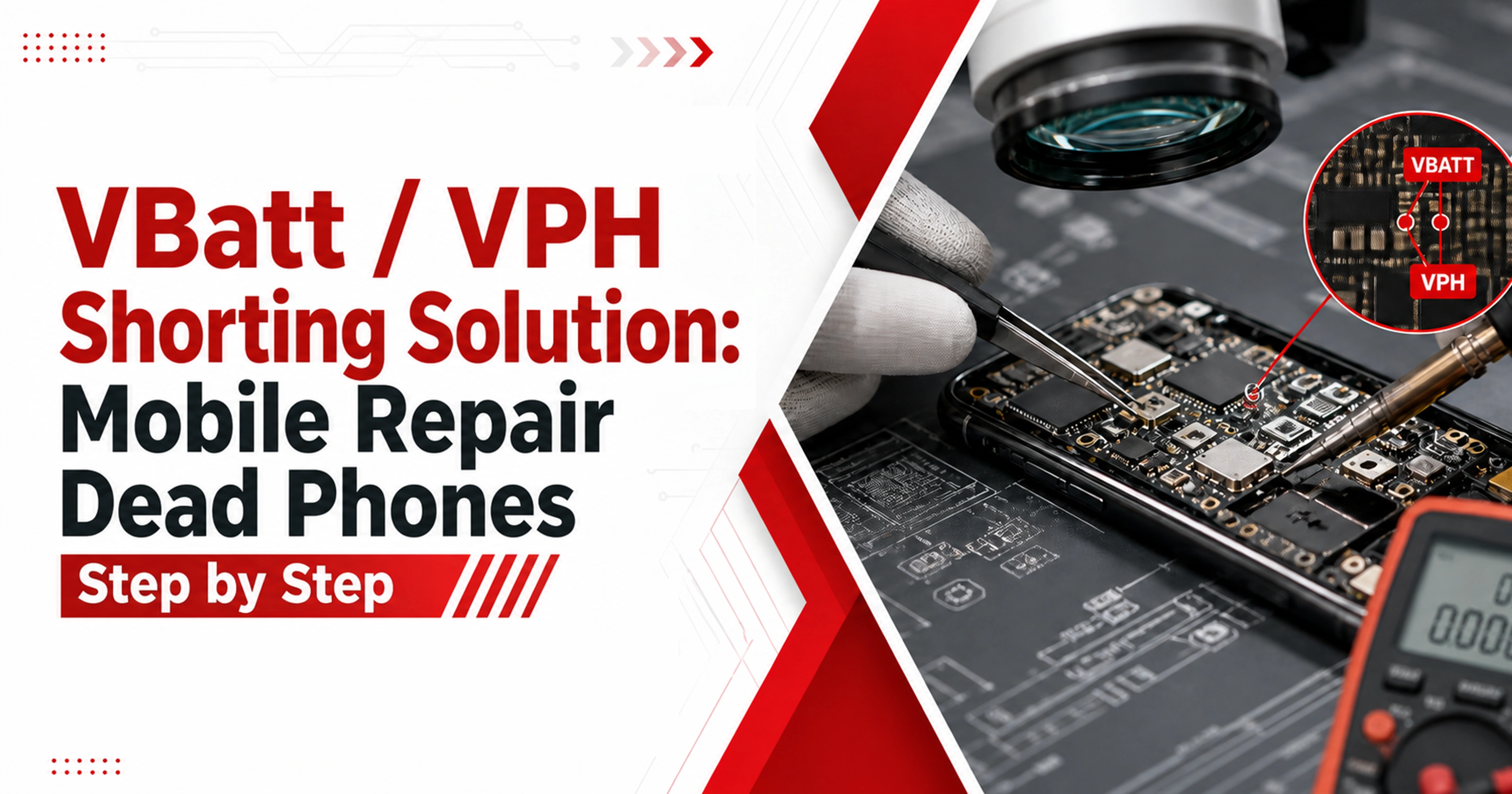 VBatt  VPH Short Circuit Fix Complete Dead Phone Repair Guide